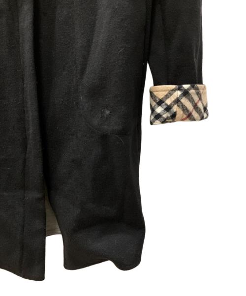 BURBERRY LONDON（バーバリーロンドン）BURBERRY LONDON (バーバリーロンドン) ロングパーカー ブラック サイズ:サイズタグ欠品の古着・服飾アイテム