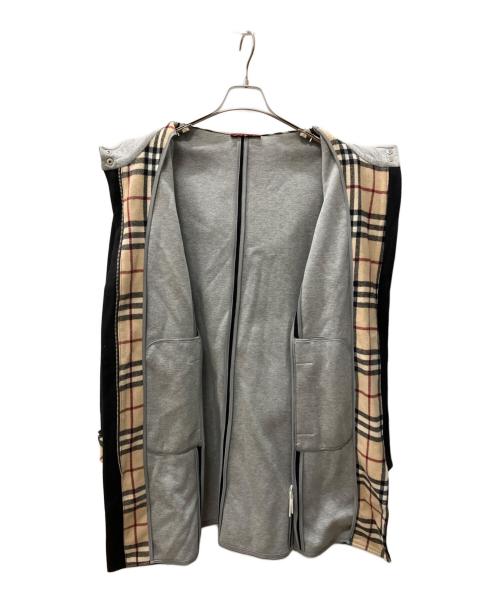 BURBERRY LONDON（バーバリーロンドン）BURBERRY LONDON (バーバリーロンドン) ロングパーカー ブラック サイズ:サイズタグ欠品の古着・服飾アイテム