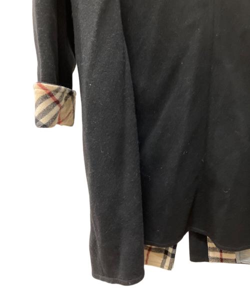 BURBERRY LONDON（バーバリーロンドン）BURBERRY LONDON (バーバリーロンドン) ロングパーカー ブラック サイズ:サイズタグ欠品の古着・服飾アイテム