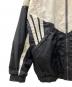 adidas (アディダス) ナイロンジャケット ホワイト×ブラック サイズ:L：7000円