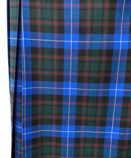 GLEN FYNE（グレンファイン）GLEN FYNE (グレンファイン) ラップスカート ブルー サイズ:Freeの古着・服飾アイテム