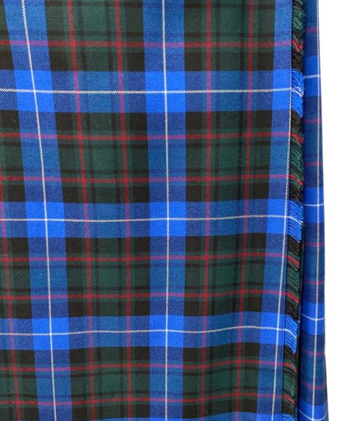 GLEN FYNE（グレンファイン）GLEN FYNE (グレンファイン) ラップスカート ブルー サイズ:Freeの古着・服飾アイテム