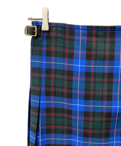 GLEN FYNE（グレンファイン）GLEN FYNE (グレンファイン) ラップスカート ブルー サイズ:Freeの古着・服飾アイテム