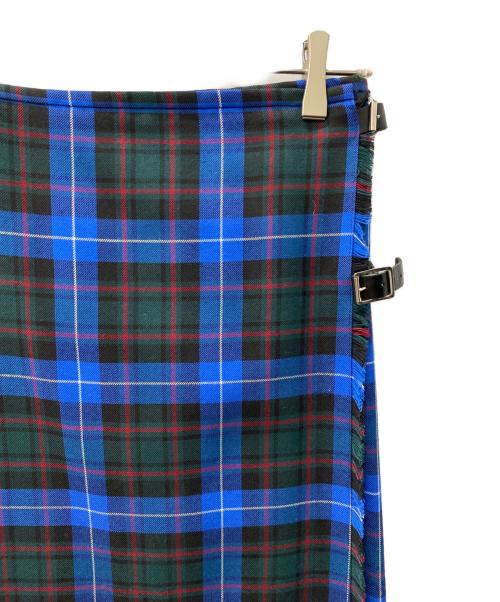 GLEN FYNE（グレンファイン）GLEN FYNE (グレンファイン) ラップスカート ブルー サイズ:Freeの古着・服飾アイテム