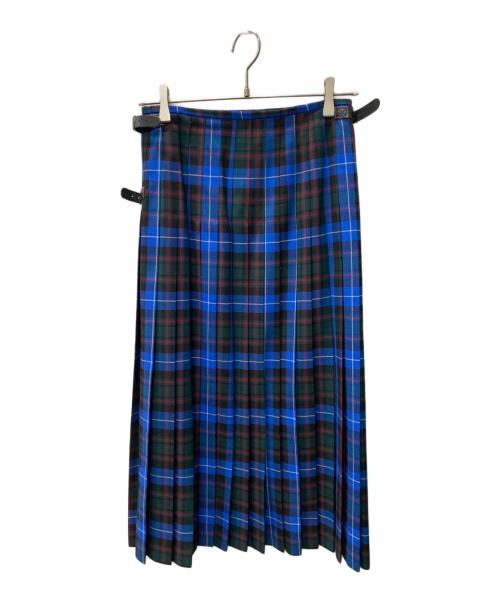 GLEN FYNE（グレンファイン）GLEN FYNE (グレンファイン) ラップスカート ブルー サイズ:Freeの古着・服飾アイテム
