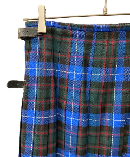 GLEN FYNE（グレンファイン）GLEN FYNE (グレンファイン) ラップスカート ブルー サイズ:Freeの古着・服飾アイテム