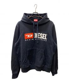 DIESEL（ディーゼル）の古着「プルオーバーパーカー」｜ブラック