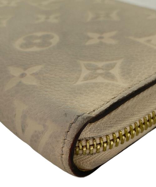 LOUIS VUITTON（ルイ ヴィトン）LOUIS VUITTON (ルイ ヴィトン) モノグラムアンプラント ジッピー・ウォレット アイボリーの古着・服飾アイテム