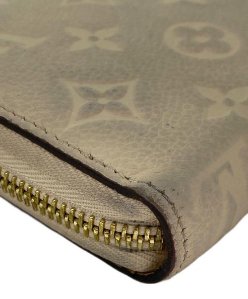 LOUIS VUITTON（ルイ ヴィトン）LOUIS VUITTON (ルイ ヴィトン) モノグラムアンプラント ジッピー・ウォレット アイボリーの古着・服飾アイテム