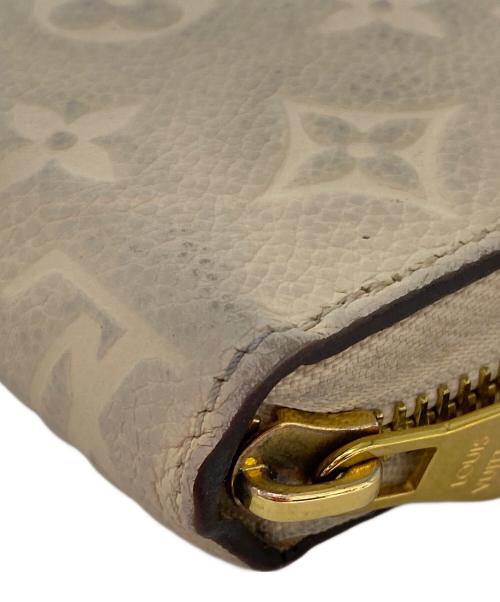 LOUIS VUITTON（ルイ ヴィトン）LOUIS VUITTON (ルイ ヴィトン) モノグラムアンプラント ジッピー・ウォレット アイボリーの古着・服飾アイテム