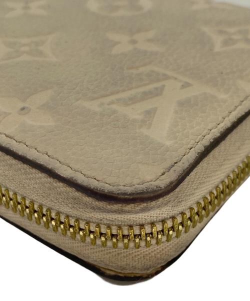 LOUIS VUITTON（ルイ ヴィトン）LOUIS VUITTON (ルイ ヴィトン) モノグラムアンプラント ジッピー・ウォレット アイボリーの古着・服飾アイテム