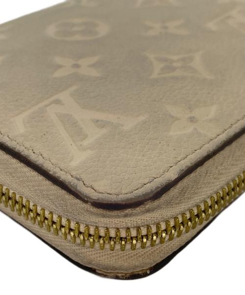 LOUIS VUITTON（ルイ ヴィトン）LOUIS VUITTON (ルイ ヴィトン) モノグラムアンプラント ジッピー・ウォレット アイボリーの古着・服飾アイテム