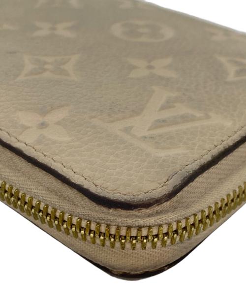 LOUIS VUITTON（ルイ ヴィトン）LOUIS VUITTON (ルイ ヴィトン) モノグラムアンプラント ジッピー・ウォレット アイボリーの古着・服飾アイテム