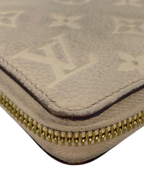LOUIS VUITTON（ルイ ヴィトン）LOUIS VUITTON (ルイ ヴィトン) モノグラムアンプラント ジッピー・ウォレット アイボリーの古着・服飾アイテム