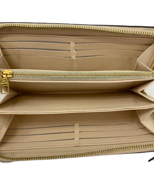 LOUIS VUITTON（ルイ ヴィトン）LOUIS VUITTON (ルイ ヴィトン) モノグラムアンプラント ジッピー・ウォレット アイボリーの古着・服飾アイテム