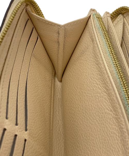 LOUIS VUITTON（ルイ ヴィトン）LOUIS VUITTON (ルイ ヴィトン) モノグラムアンプラント ジッピー・ウォレット アイボリーの古着・服飾アイテム