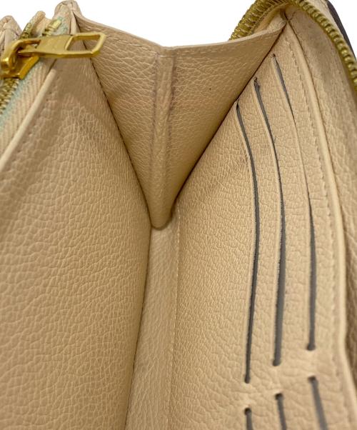 LOUIS VUITTON（ルイ ヴィトン）LOUIS VUITTON (ルイ ヴィトン) モノグラムアンプラント ジッピー・ウォレット アイボリーの古着・服飾アイテム