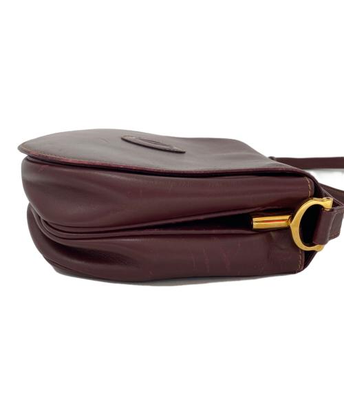 Cartier（カルティエ）Cartier (カルティエ) メッセンジャーバッグ ワインレッドの古着・服飾アイテム