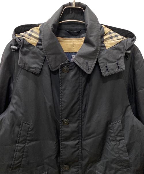 BURBERRY LONDON（バーバリーロンドン）BURBERRY LONDON (バーバリーロンドン) ダウンライナー付ステンカラーコート ブラック サイズ:Mの古着・服飾アイテム