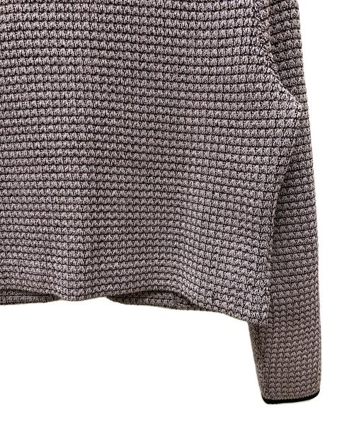 Jolie mignon（ジョリ―ミニョン）Jolie mignon (ジョリ―ミニョン) テーラードニットジャケット ピンク サイズ:40の古着・服飾アイテム