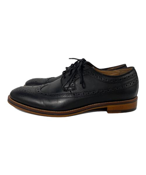 JOHNSTON&MURPHY（ジョンストン＆マーフィー）JOHNSTON&MURPHY (ジョンストン＆マーフィー) ウィングチップシューズ ブラック サイズ:27cmの古着・服飾アイテム