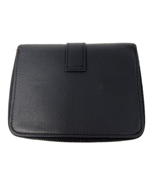 Saint Laurent Paris（サンローランパリ）Saint Laurent Paris (サンローランパリ) ラージジップウォレット “YSL ライン” ブラックの古着・服飾アイテム