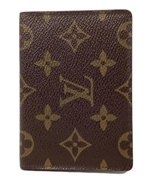 LOUIS VUITTON（ルイ ヴィトン）LOUIS VUITTON (ルイ ヴィトン) ポルト 2カルト・ヴェルティカル ブラウンの古着・服飾アイテム