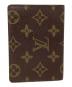 LOUIS VUITTON (ルイ ヴィトン) ポルト 2カルト・ヴェルティカル ブラウン：7000円