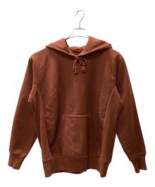 AURALEE（オーラリー）の古着「SUPER MILLED SWEAT P/O PARKA」｜オレンジ