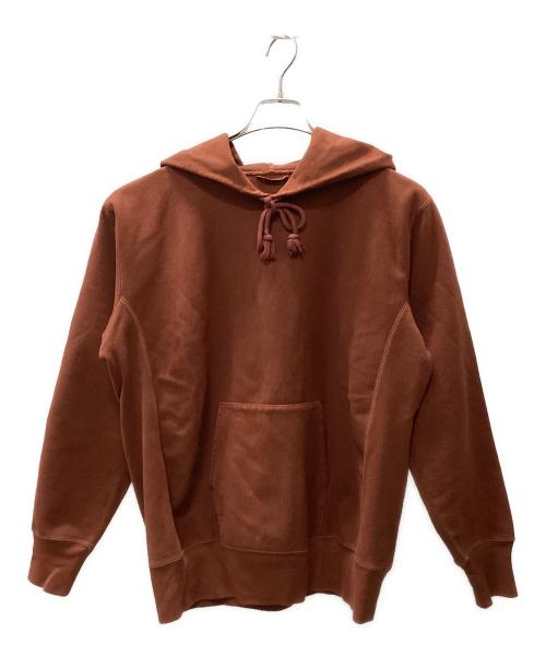 AURALEE（オーラリー）AURALEE (オーラリー) SUPER MILLED SWEAT P/O PARKA オレンジ サイズ:3の古着・服飾アイテム