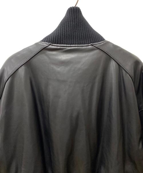 FIVE CM（ファイブ シーエム）FIVE CM (ファイブ シーエム) フェイクレザーブルゾン ブラック サイズ:Sの古着・服飾アイテム