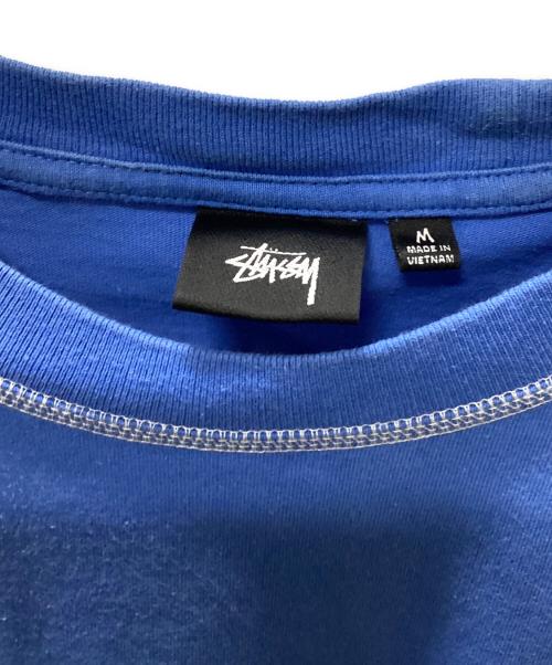 stussy（ステューシー）stussy (ステューシー) 半袖カットソー スカイブルー サイズ:Mの古着・服飾アイテム