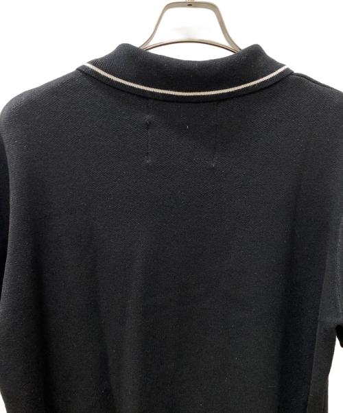 DAIRIKU（ダイリク）DAIRIKU (ダイリク) Lame Soccer Uniform Knit Pullover ブラック サイズ:Mの古着・服飾アイテム