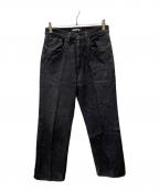 AURALEEオーラリー）の古着「HARD TWIST DENIM 5P PANTS」｜ブラック