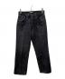 AURALEE（オーラリー）の古着「HARD TWIST DENIM 5P PANTS」｜ブラック