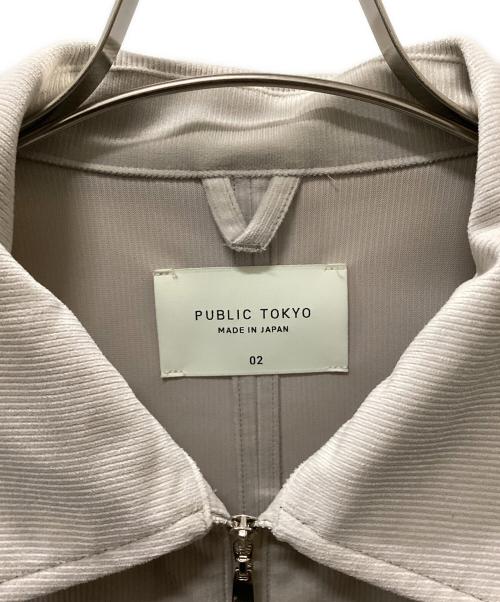 PUBLIC TOKYO（パブリックトウキョウ）PUBLIC TOKYO (パブリックトウキョウ) ジップジャケット グレー サイズ:2の古着・服飾アイテム