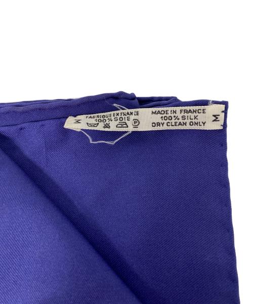 HERMES（エルメス）HERMES (エルメス) シルクスカーフ ブルーの古着・服飾アイテム