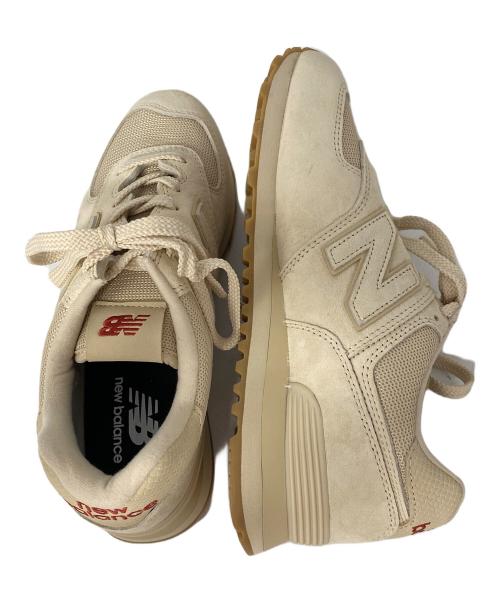 NEW BALANCE（ニューバランス）NEW BALANCE (ニューバランス) U574 アイボリー サイズ:25cmの古着・服飾アイテム