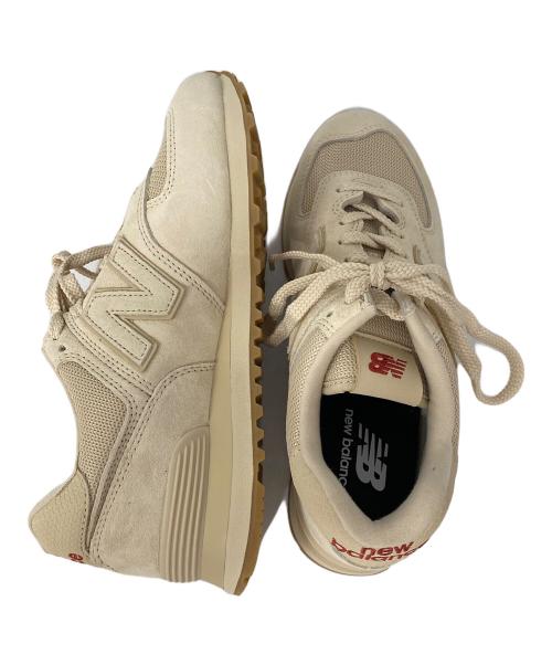 NEW BALANCE（ニューバランス）NEW BALANCE (ニューバランス) U574 アイボリー サイズ:25cmの古着・服飾アイテム