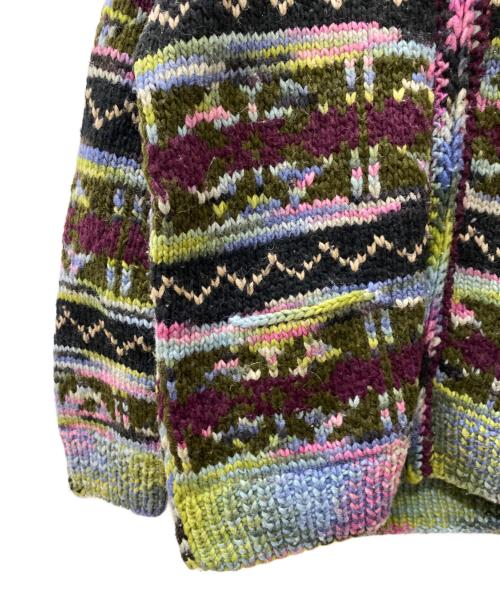 ARTESANIA（アルテサニア）artesania (アルテサニア) ニットパーカー マルチカラー サイズ:Sの古着・服飾アイテム