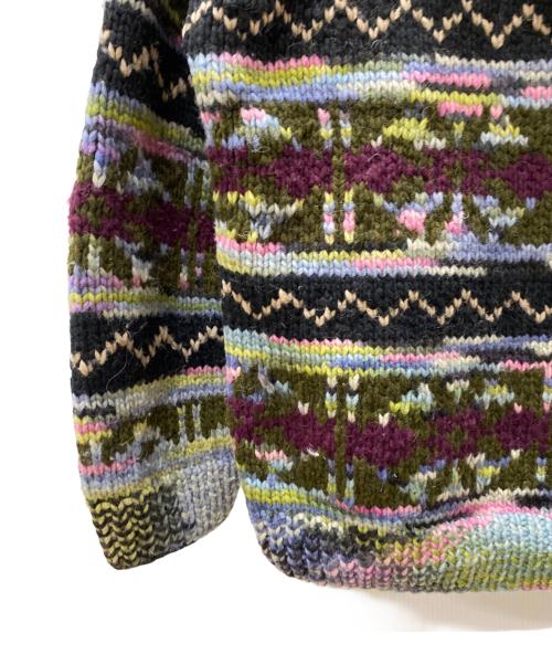 ARTESANIA（アルテサニア）artesania (アルテサニア) ニットパーカー マルチカラー サイズ:Sの古着・服飾アイテム