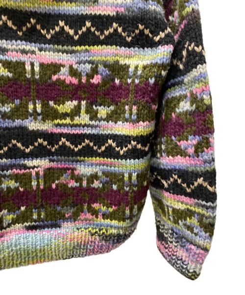 ARTESANIA（アルテサニア）artesania (アルテサニア) ニットパーカー マルチカラー サイズ:Sの古着・服飾アイテム