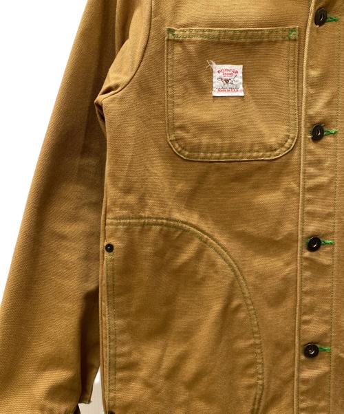 Pointer（ポインター）POINTER (ポインター) LC KING (エルシーキング) ワークコート ブラウン サイズ:Sの古着・服飾アイテム