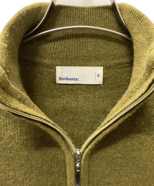 Berlinetta（ベルリネッタ）Berlinetta (ベルリネッタ) ドライバーズニット オリーブ サイズ:48の古着・服飾アイテム