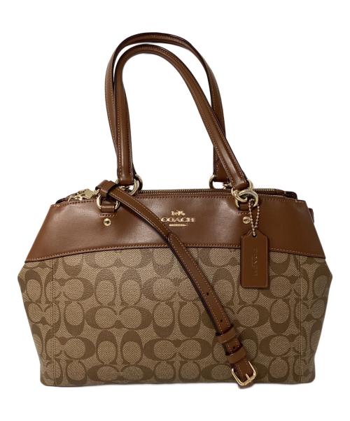 COACH（コーチ）COACH (コーチ) 2WAYバッグ ブラウンの古着・服飾アイテム