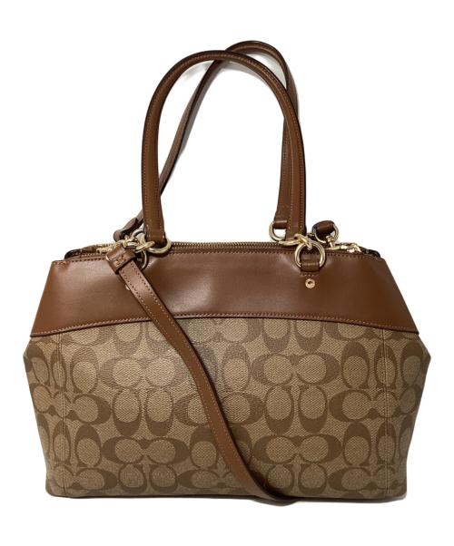 COACH（コーチ）COACH (コーチ) 2WAYバッグ ブラウンの古着・服飾アイテム