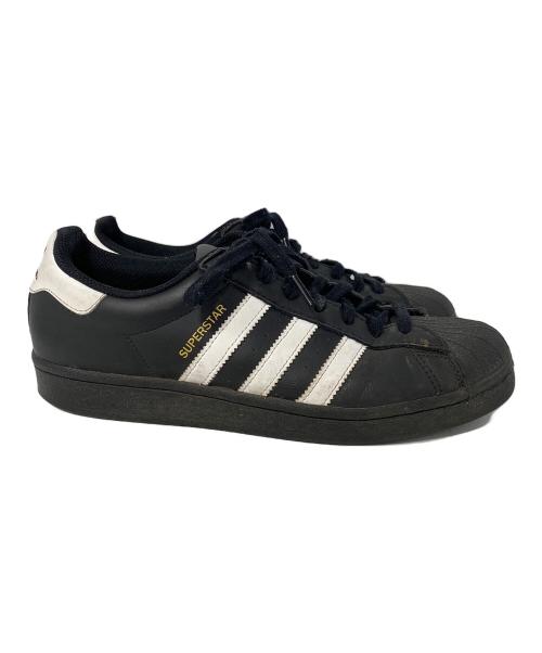 adidas（アディダス）adidas (アディダス) SUPER STAR ブラック×ホワイト サイズ:26.5cmの古着・服飾アイテム