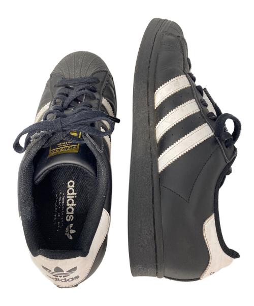 adidas（アディダス）adidas (アディダス) SUPER STAR ブラック×ホワイト サイズ:26.5cmの古着・服飾アイテム