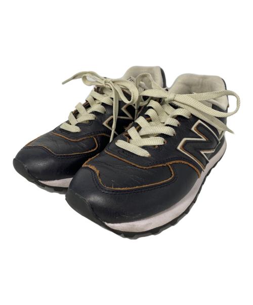 NEW BALANCE（ニューバランス）NEW BALANCE (ニューバランス) ML574 ブラック サイズ:22.5cmの古着・服飾アイテム