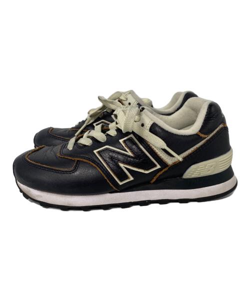 NEW BALANCE（ニューバランス）NEW BALANCE (ニューバランス) ML574 ブラック サイズ:22.5cmの古着・服飾アイテム